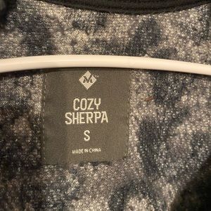 Blue/grey Sherpa button up